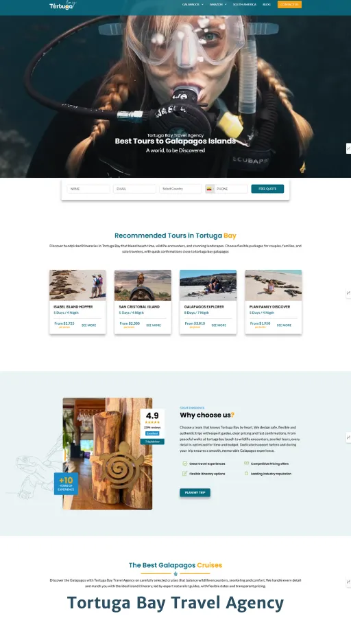 diseno-web-tortuga-bay-travel-agency-travel-agency-por-erreclick